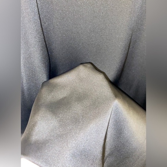 Women’s ZARA long black silky bottom stretchy top cowl neck dress size small - Picture 11 of 15